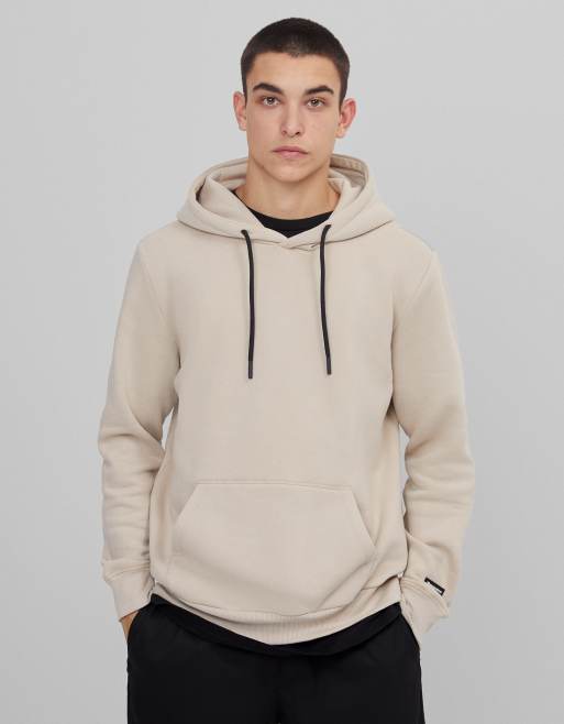 Bershka hoodie in beige | ASOS