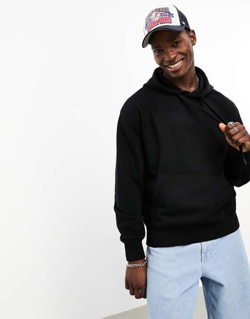 Bershka black hoodie sale