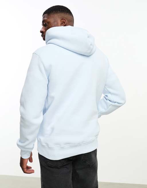 Light blue hot sale fuzzy hoodie