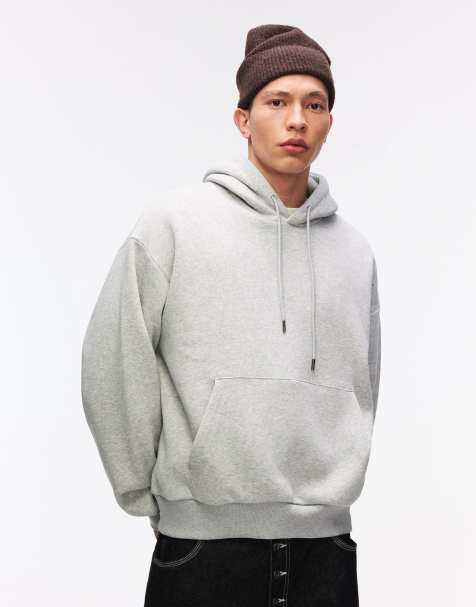 Bershka Hoodie in light grey