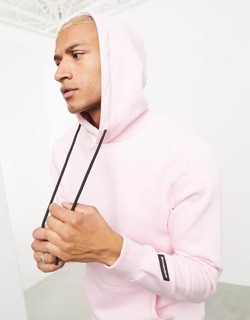 Bershka pink hoodie new arrivals