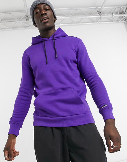 Bershka hoodie in purple
