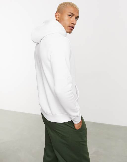 Bershka store white hoodie