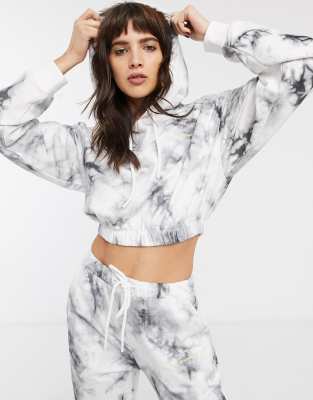 Bershka tie store dye hoodie