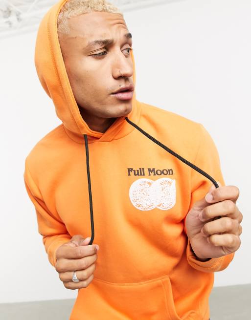 Bershka orange sweatshirt new arrivals