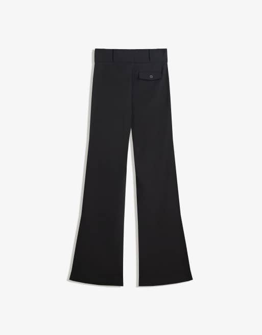 Bershka – Hose aus Bengaline in Schwarz, 6 von 6