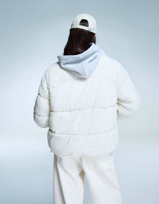 Bershka - Hvid dynejakke, 3 af 4