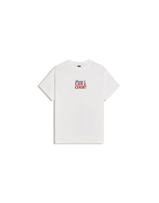 Bershka - Hvid T-shirt med korte ærmer og Ratatouille-print, 4 af 4