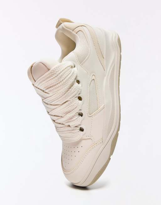 Bershka - Hvide chunky skater-sneakers, 2 af 4