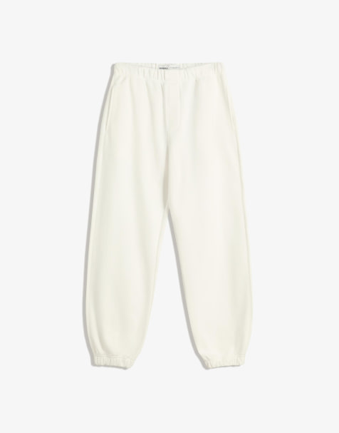 Bershka - Hvide plyssede joggingbukser - view 1