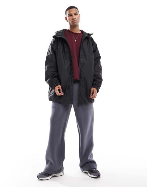 Bershka - Imperméable technique en nylon - Noir - view 1