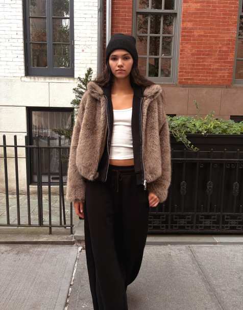 Bershka Jacket in beig