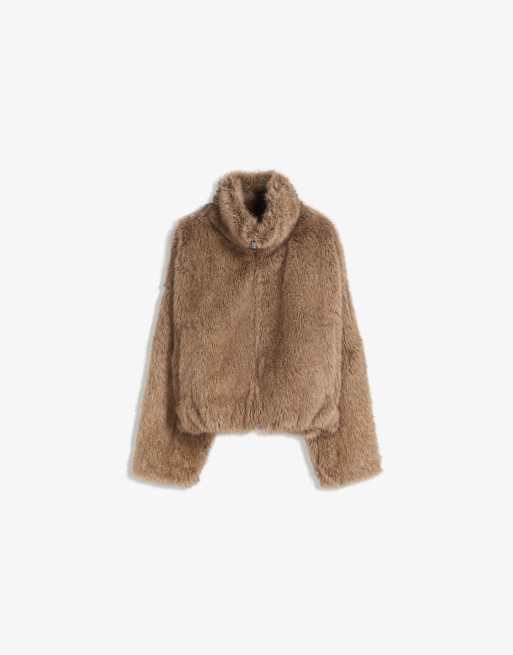 Bershka Jacket in beig, 4 of 4