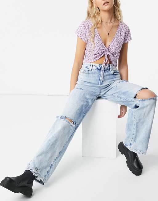 Bershka jean dechire hot sale