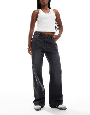Bershka - Jean baggy - Noir - view 1
