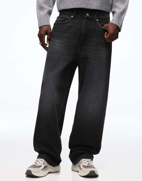Bershka - Jean baggy - Noir - view 1