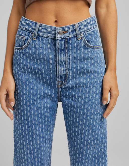 Jean a trou online bershka