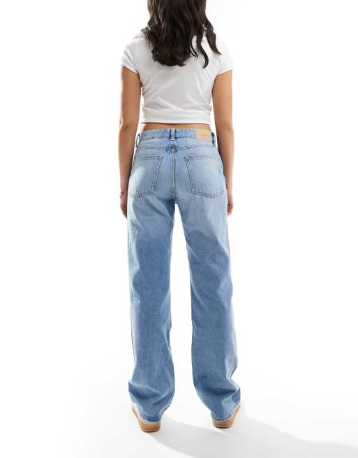 Bershka - Jean droit - Délavage moyen, 2 de 5