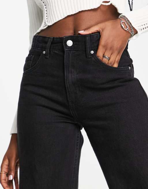 Bershka - Jean large déchiré style années 90 - Noir, 3 de 4