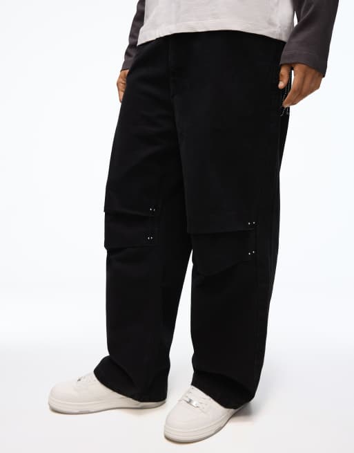 Bershka jean noir à clous, 4 de 5