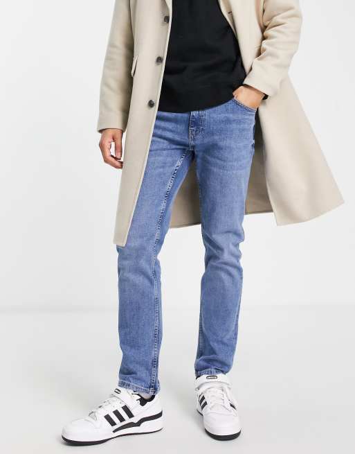 Bershka - Jean slim - Bleu