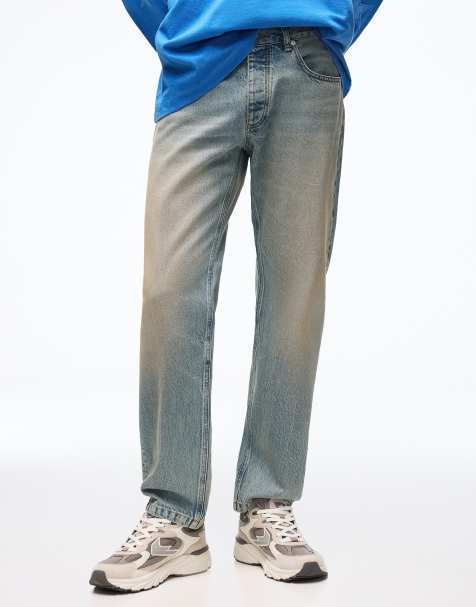 Bershka - Jean slim - Bleu - view 1