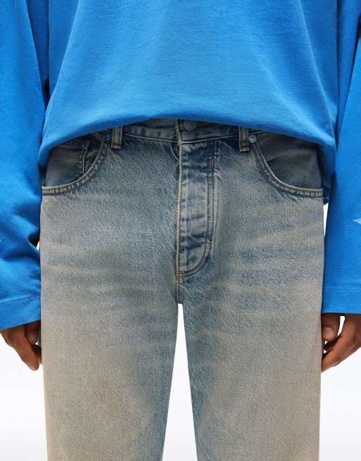 Bershka - Jean slim - Bleu, 4 de 6
