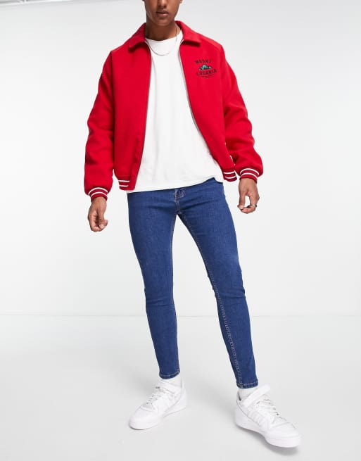 Bershka - Jean super skinny - Bleu foncé