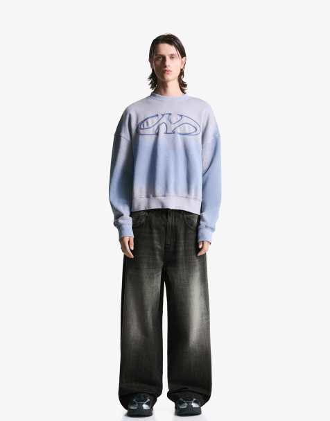 Bershka - Jean ultra baggy - Noir - view 1