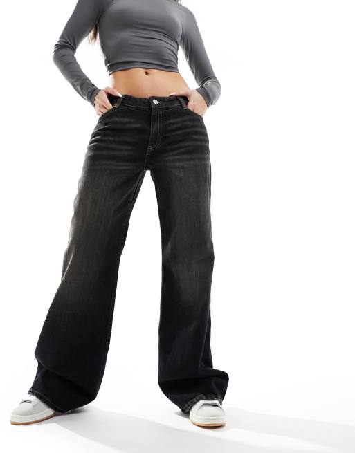 Jeans nero bershka online