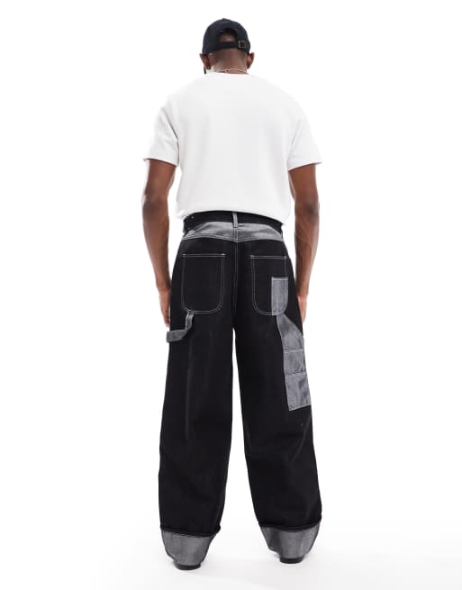 Pantaloni Cargo Bershka Pantaloni Jeans Bianchi Bershka Uomo