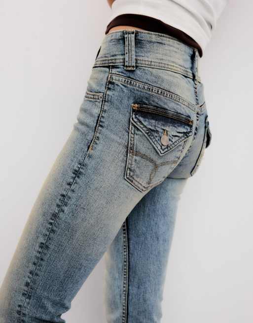 Bershka - Jeans bootcut blu, 2 di 5