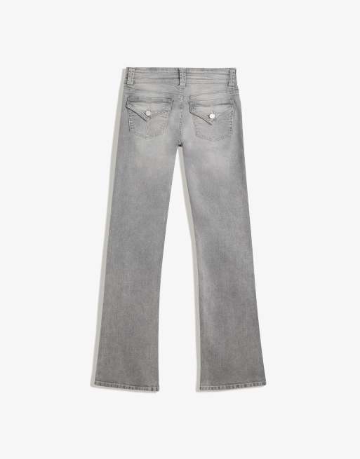 Bershka - Jeans bootcut grigi, 7 di 7