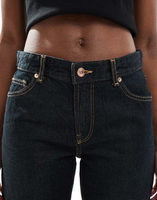 Bershka - Jeans dritti blu, 4 di 5