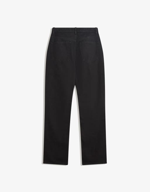 Bershka - Jeans dritti neri, 2 di 4
