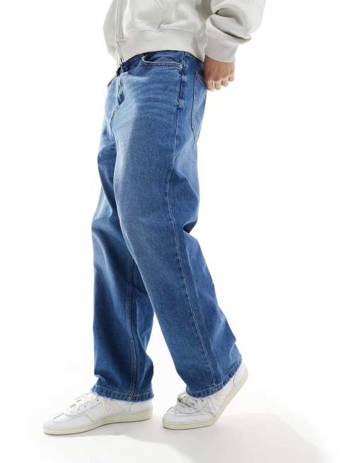 Bershka - Jeans larghi blu, 5 di 5