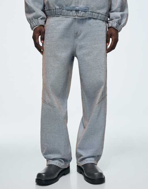 Bershka - Jeans larghi blu, 2 di 7