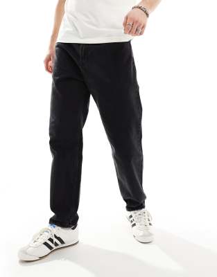 jeans larghi neri uomo
