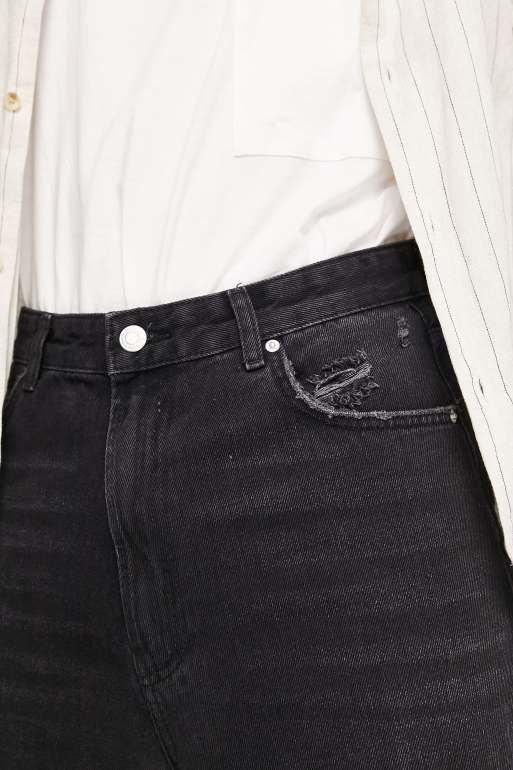 Bershka Jeans Strappati Pantaloni Denim Larghi Jeans Strappati