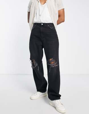 Jeans bianchi 2025 strappati bershka