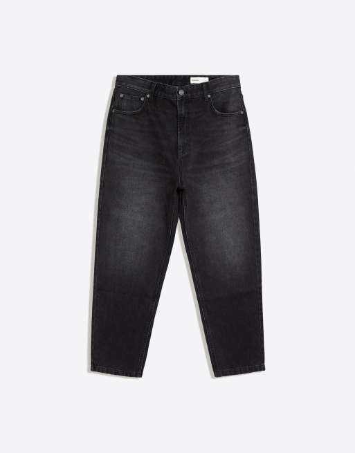 Bershka Jeans mit lockerem Schnitt in Schwarz, 5 von 5