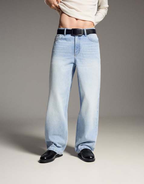 Bershka - Jeans molto larghi azzurri - view 1