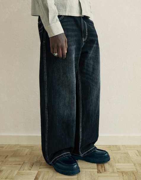 Bershka jeans skate neri - view 1