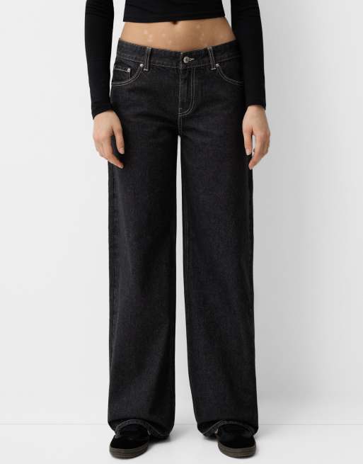 Bershka - Jeans stile boyfriend neri, 2 di 4