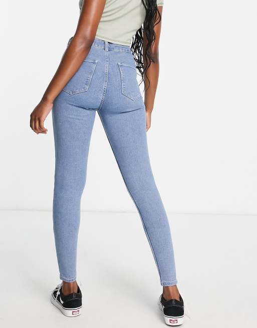 Bershka jeggings in blue