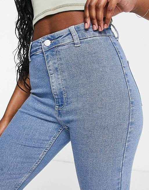 WOMEN FASHION Jeans Jeggings & Skinny & Slim Ripped Blue 34                  EU discount 63% Bershka Jeggings & Skinny & Slim 