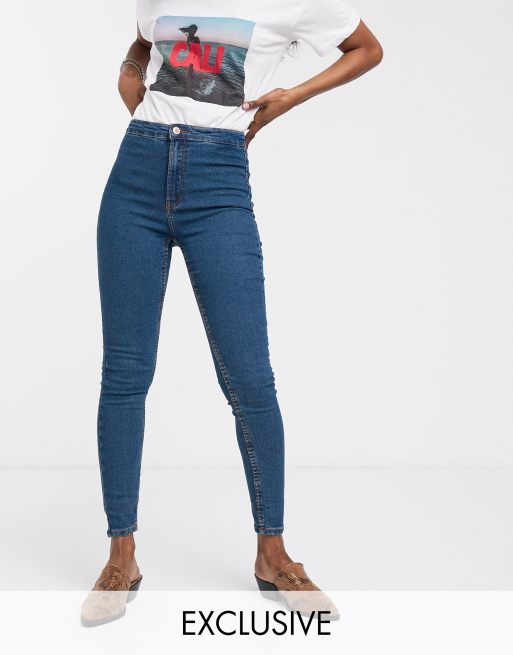 Bershka jegging in mid blue