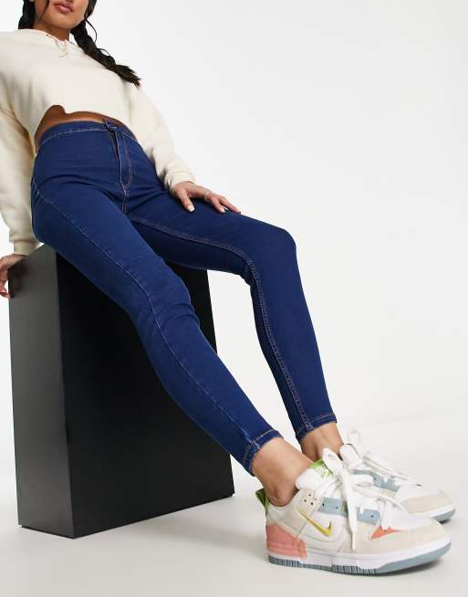 Bershka jeggings in blue