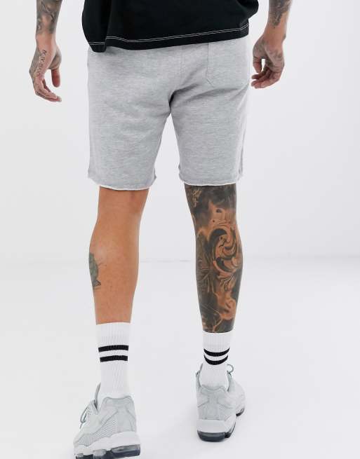 Raw hem 2025 jogger shorts