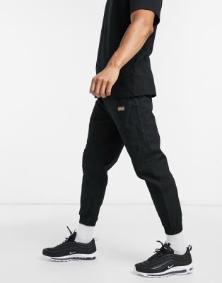 black joggers asos